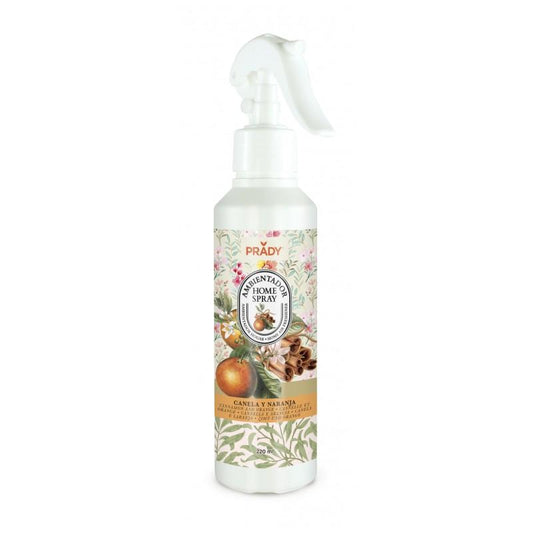 Ambientador Spray Canela y naranja.